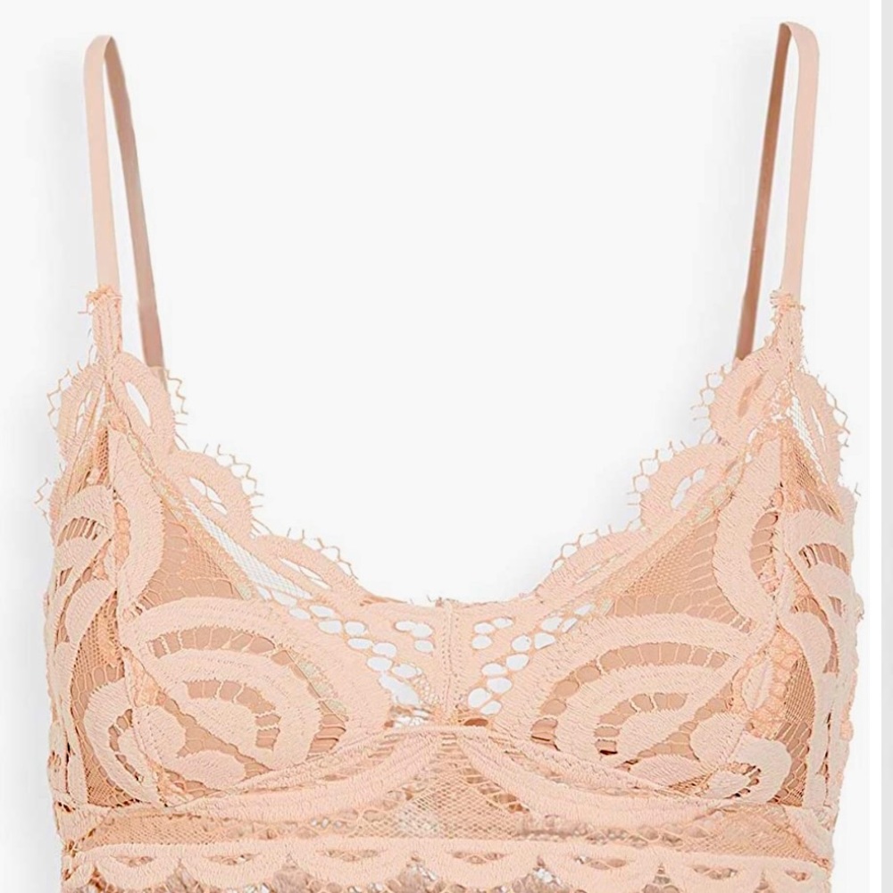 NWT PILYQ lace 2 piece bathing suit L Brand New